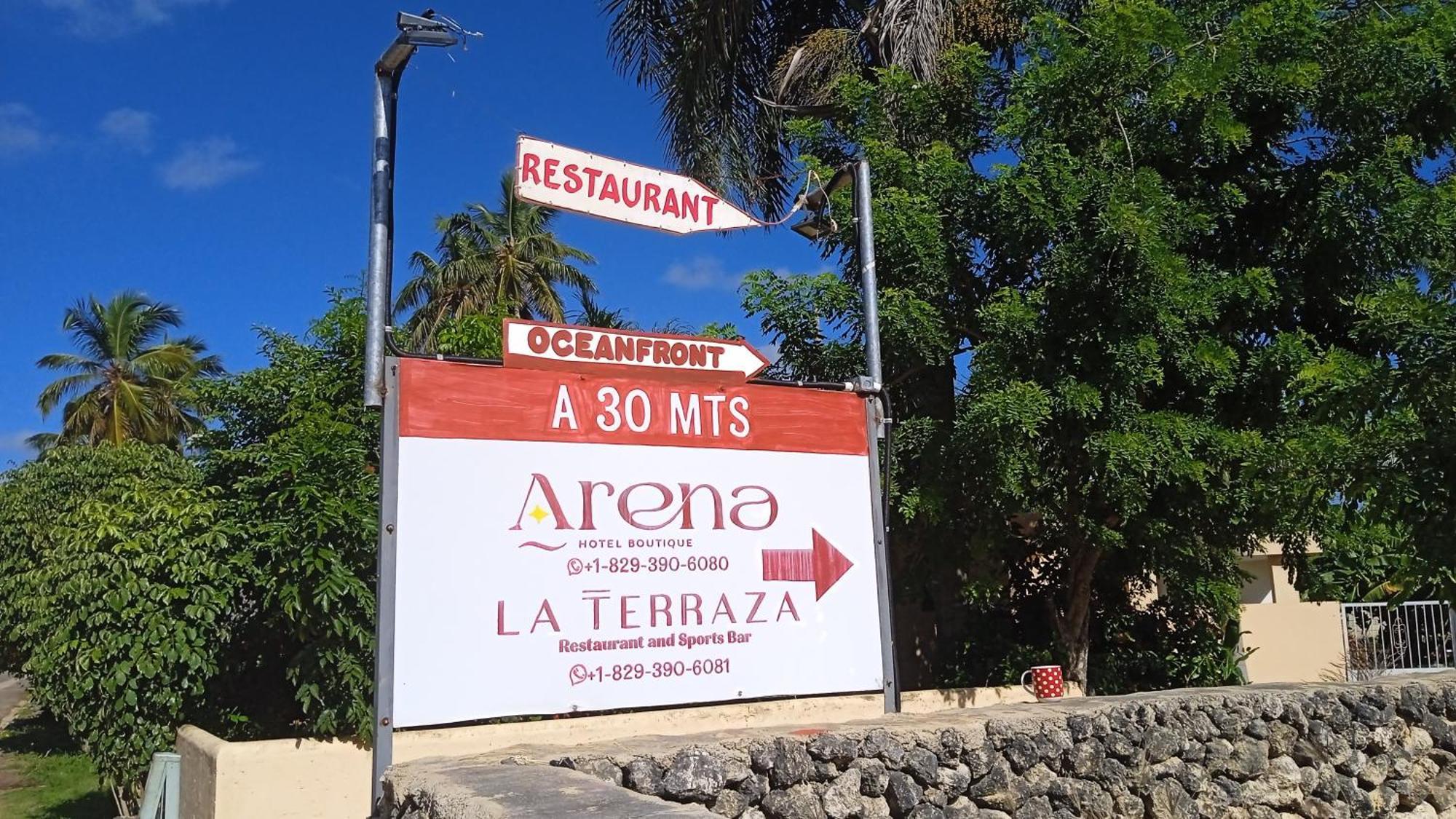 Arena Oceanview Hotel & La Terraza Restaurant Las Galeras Buitenkant foto